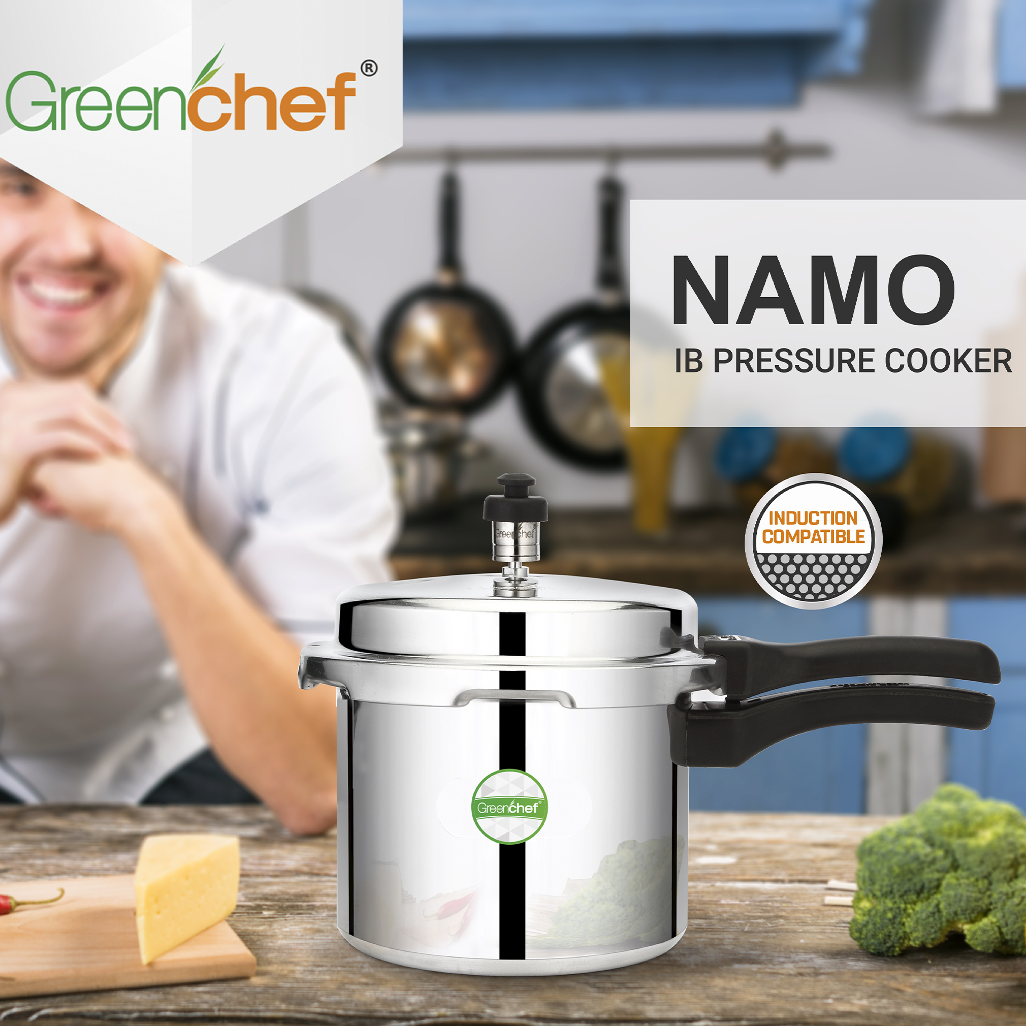 Green chef pressure outlet cooker 3 litre price